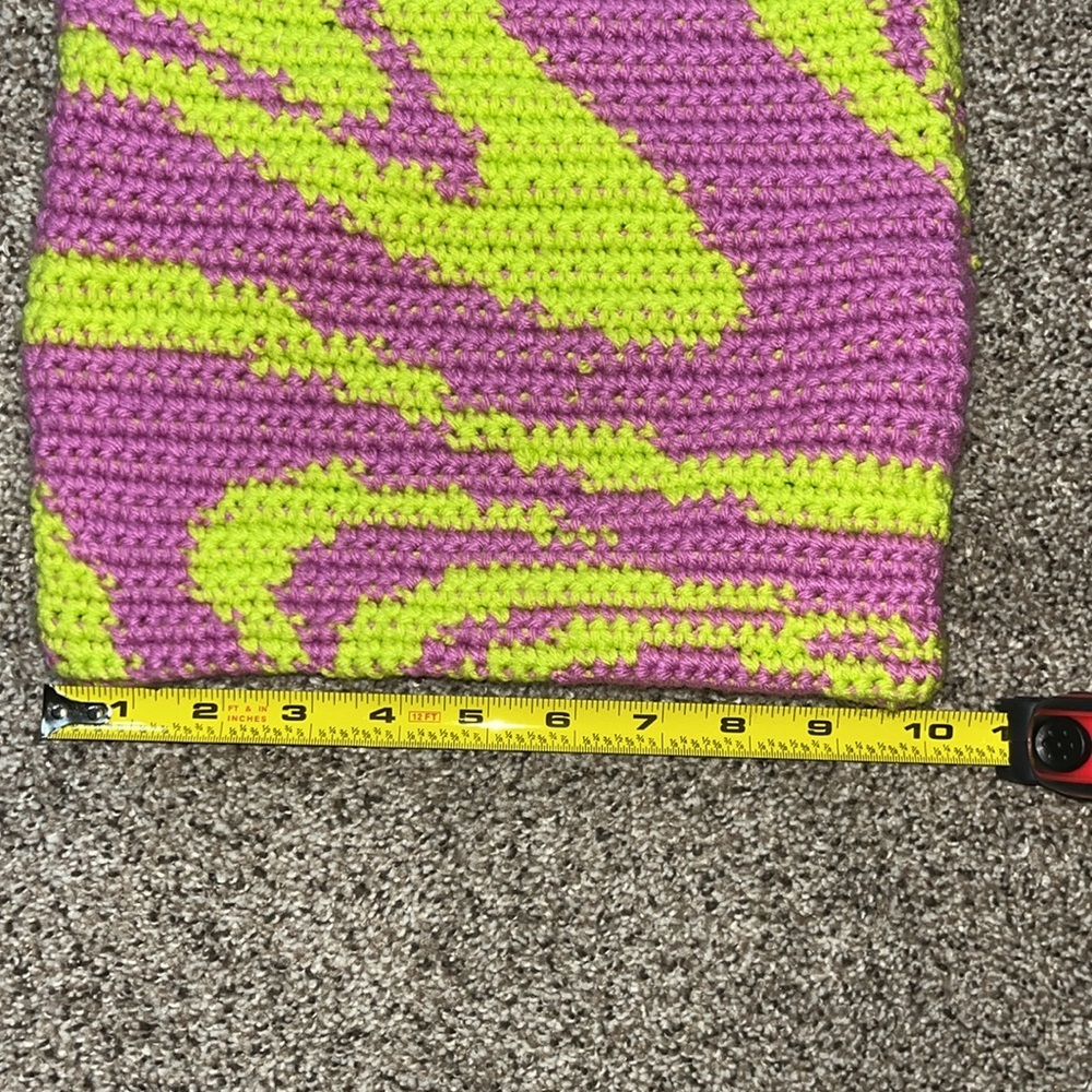 Handmade Crochet Bag 10x12 inches - Picture 2 of 4